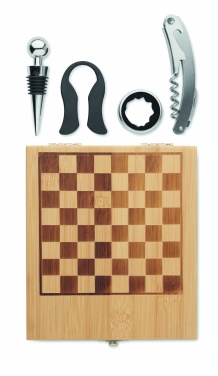 Logo trade promotional items picture of: Chess board wine set