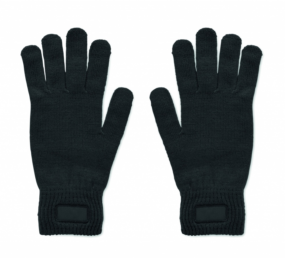 Logotrade promotional product image of: Knitted gloves in RPET