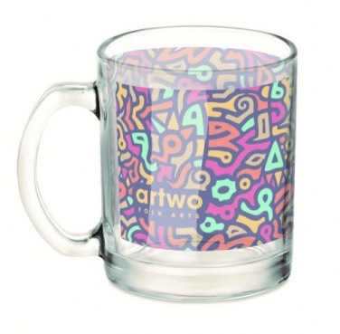 Logotrade advertising products photo of: Glass sublimation mug 300ml