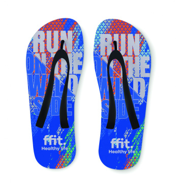 Logo trade promotional items picture of: Sublimation beach slippers