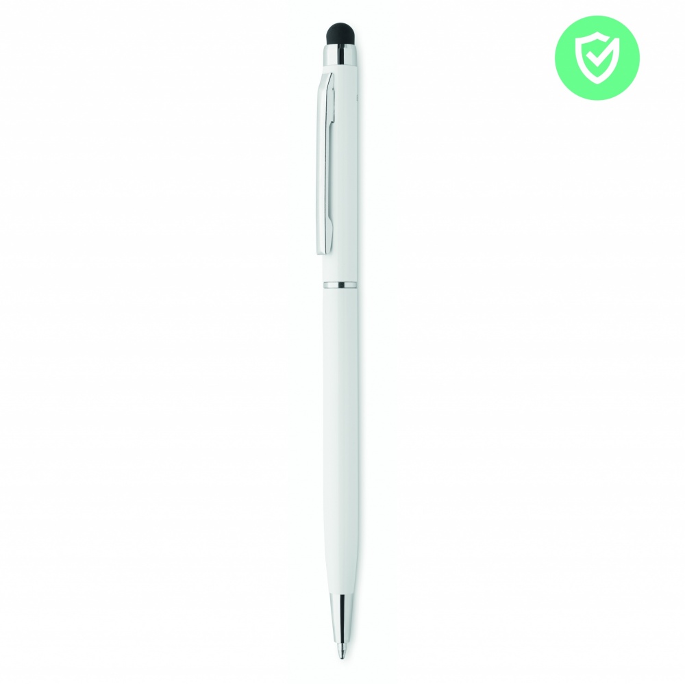 Logo trade promotional items image of: Stylus antibacterial pen