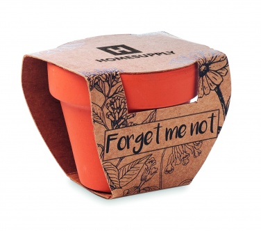 Logotrade advertising product picture of: Terracotta pot 'forget me not'