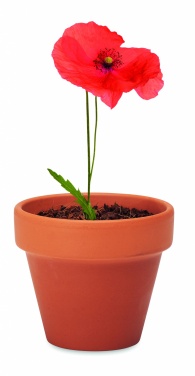 Logotrade advertising product image of: Terracotta pot 'poppy'