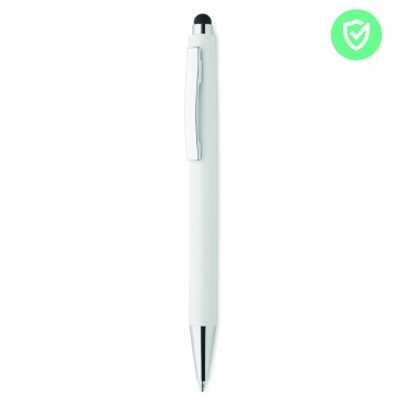 Logo trade promotional merchandise photo of: Antibacterial stylus ballpen