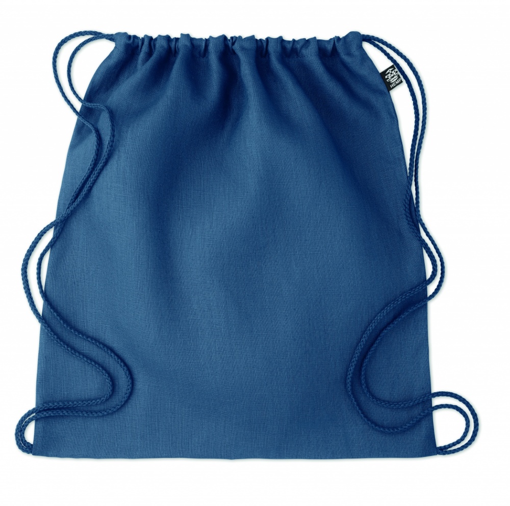 Logo trade promotional product photo of: Hemp drawstring bag 200 gr/m²