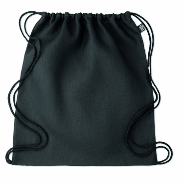 Logo trade promotional giveaway photo of: Hemp drawstring bag 200 gr/m²