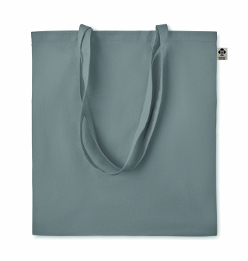 Logo trade promotional merchandise photo of: Organic cotton shopping bag