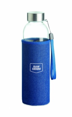 Logotrade promotional merchandise photo of: Glass bottle in pouch 500 ml