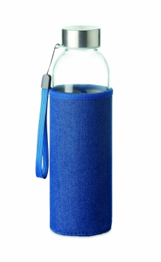 Logotrade promotional product image of: Glass bottle in pouch 500 ml