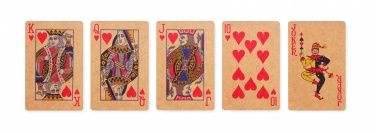 Logo trade business gifts image of: Recycled paper playing cards