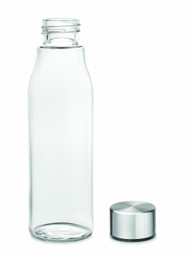 Logo trade promotional merchandise photo of: Glass drinking bottle 500 ml