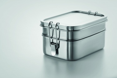 Logo trade advertising products picture of: Stainless steel lunch box