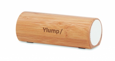 Logo trade promotional giveaways picture of: Wireless bamboo speaker 2x5W