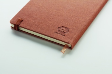 Logo trade promotional product photo of: Recycled Leather A5 notebook