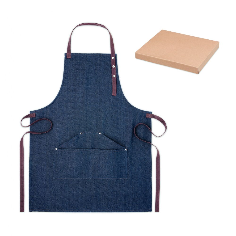 Logo trade promotional gift photo of: Denim apron 240 gr/m²