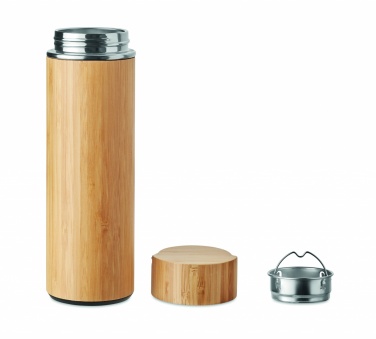 Logo trade promotional merchandise image of: Double wall flask 400 ml TAMPERE