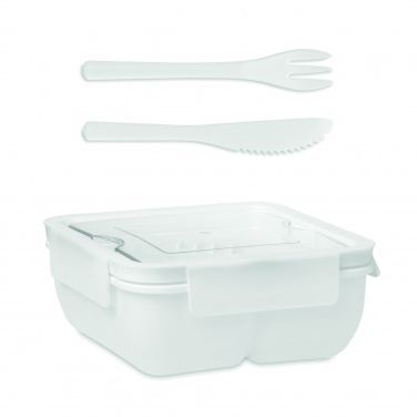 Logotrade promotional item picture of: Lunch box with cutlery 600ml