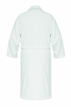 Logo trade promotional merchandise image of: Bathrobe organic cotton XL/XXL