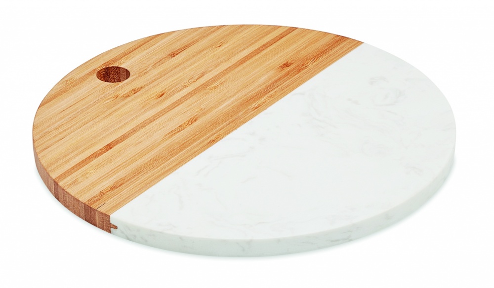 Logotrade promotional gifts photo of: Marble/ bamboo serving board