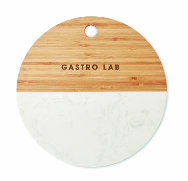 Logotrade promotional products photo of: Marble/ bamboo serving board