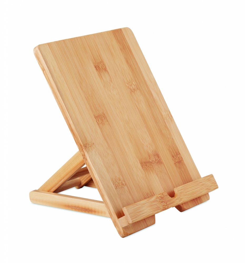 Logo trade promotional gifts image of: Bamboo tablet stand TUANUI