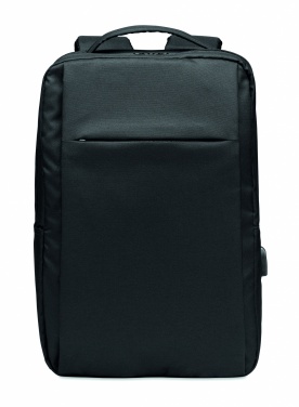 Logo trade promotional products image of: Laptop backpack in 300D RPET