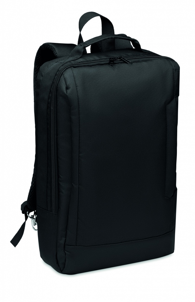 Logo trade corporate gifts image of: Laptop backpack in 300D RPET