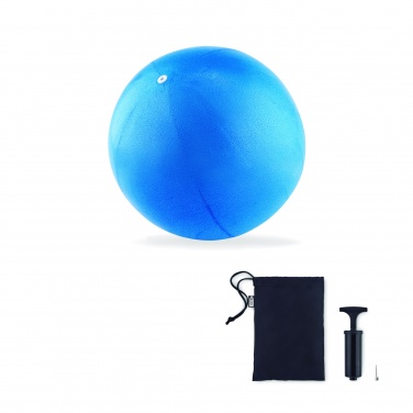 Logo trade promotional merchandise picture of: Small Pilates ball with pump