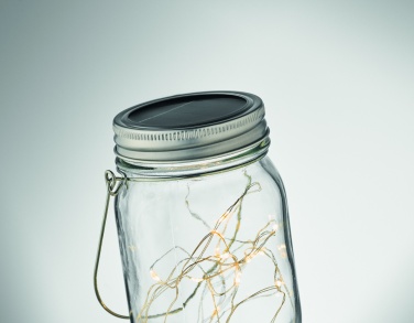 Logotrade promotional product picture of: Solar mason jar outdoor lamp