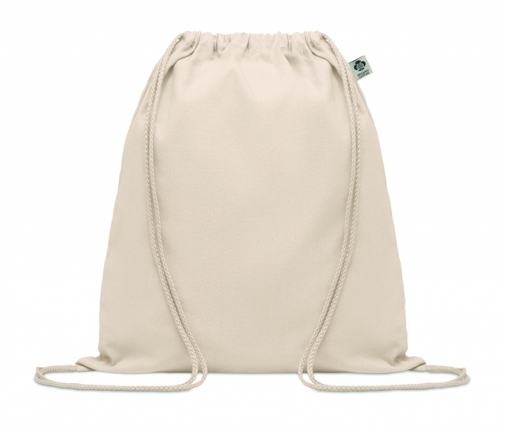 Logotrade promotional product image of: Organic cotton drawstring bag