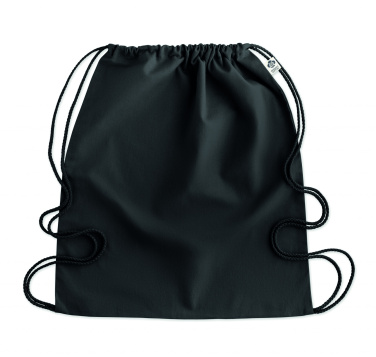 Logo trade promotional gifts picture of: Organic cotton drawstring bag