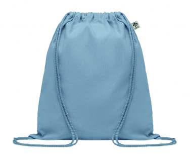 Logotrade business gift image of: Organic cotton drawstring bag