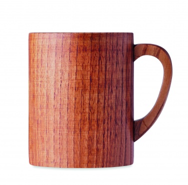 Logo trade promotional items picture of: Oak wooden mug 280 ml