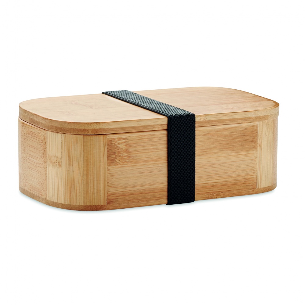 Logo trade advertising product photo of: Bamboo lunch box 1000ml LADEN LARGE