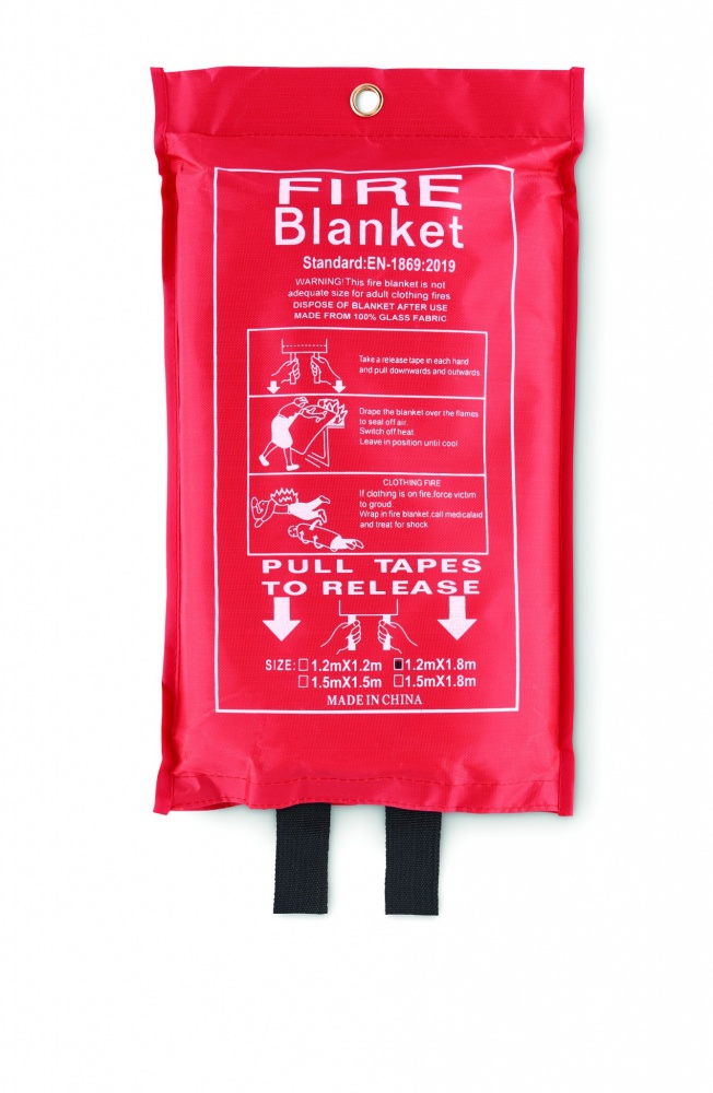 Logotrade advertising product image of: Fire blanket in pouch 120x180