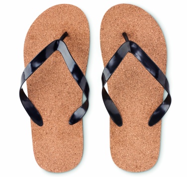 Logotrade promotional giveaway image of: Cork beach slippers L