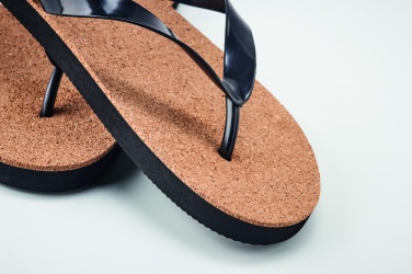 Logo trade corporate gift photo of: Cork beach slippers L