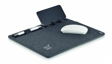 Logo trade promotional products picture of: RPET mouse mat charger 15W