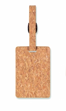 Logo trade promotional item photo of: Cork luggage tag