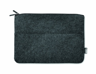 Logotrade promotional product image of: RPET felt zipped laptop bag