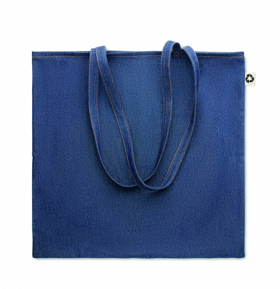 Logotrade promotional item picture of: Recycled denim shopping bag