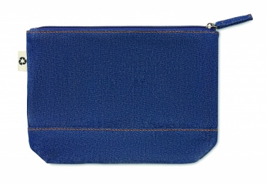 Logotrade promotional merchandise picture of: Recycled denim cosmetic pouch