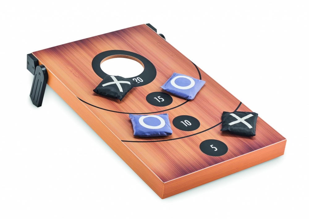 Logo trade promotional giveaways image of: Double sided MDF game set