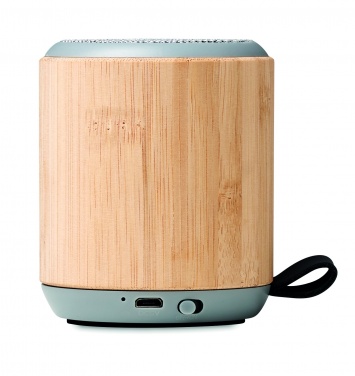 Logotrade promotional giveaway image of: 5.3 wireless bamboo speaker