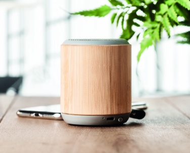 Logotrade promotional merchandise picture of: 5.3 wireless bamboo speaker