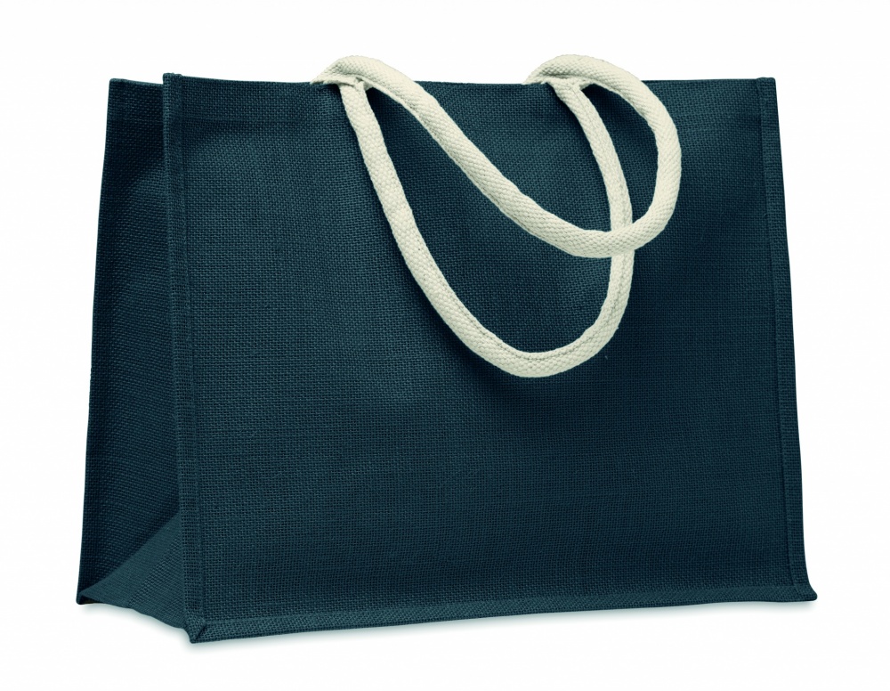 Logo trade advertising products picture of: Jute bag with cotton handle