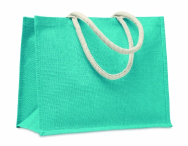 Logotrade promotional product picture of: Jute bag with cotton handle