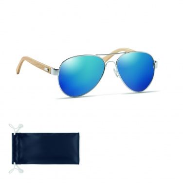 Logo trade promotional products picture of: Bamboo sunglasses in pouch