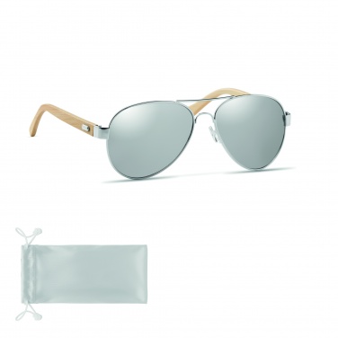 Logotrade corporate gift picture of: Bamboo sunglasses in pouch TARTU