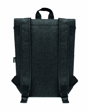 Logo trade promotional merchandise picture of: RPET felt backpack